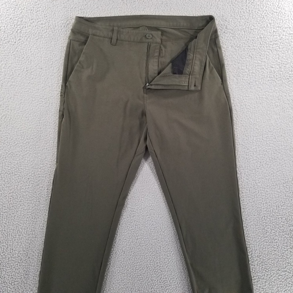 BYLT Everyday Pant 2.0 Mens 38 (Fits 36x31) Classic Fit Olive Green Performance